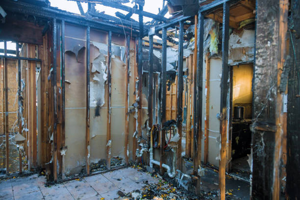 Professional Fire Damage Removal technician working in Eglin AFB, FL